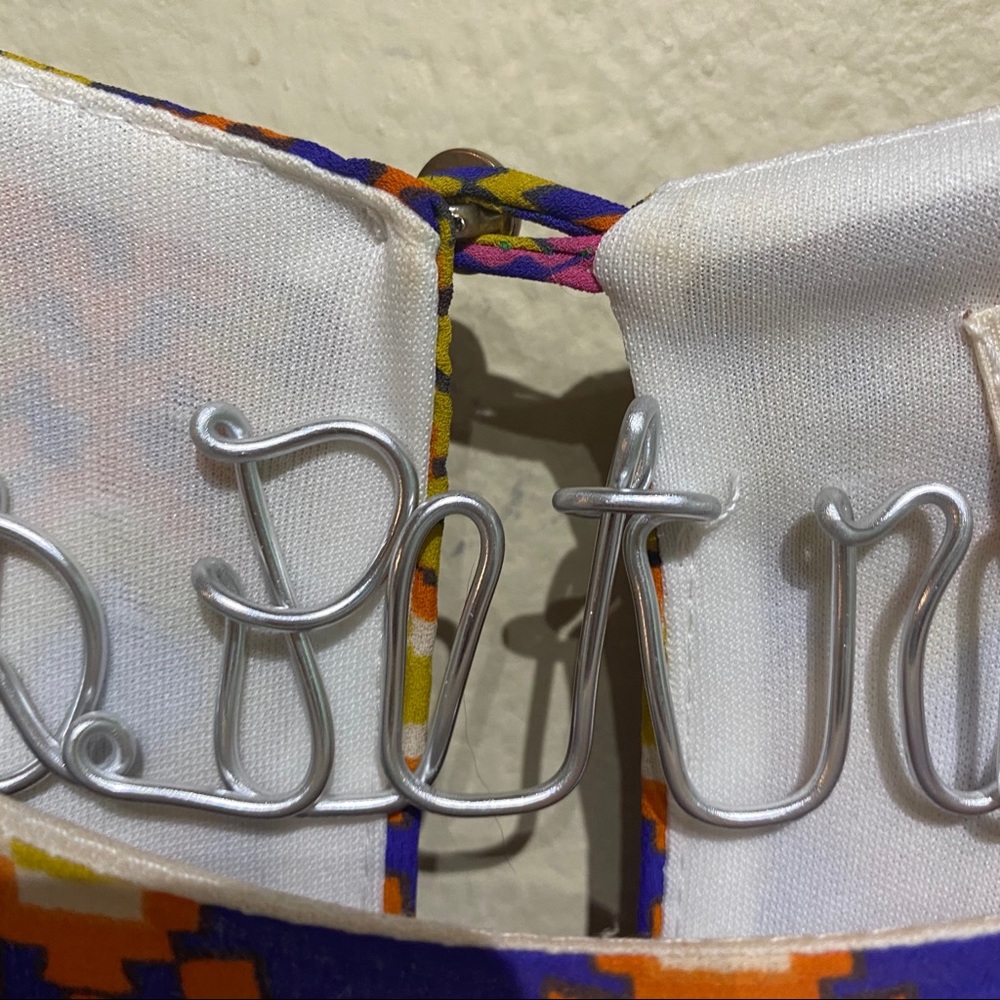 Everly Anthropologie Multi-Color Patterned Dress - image 4